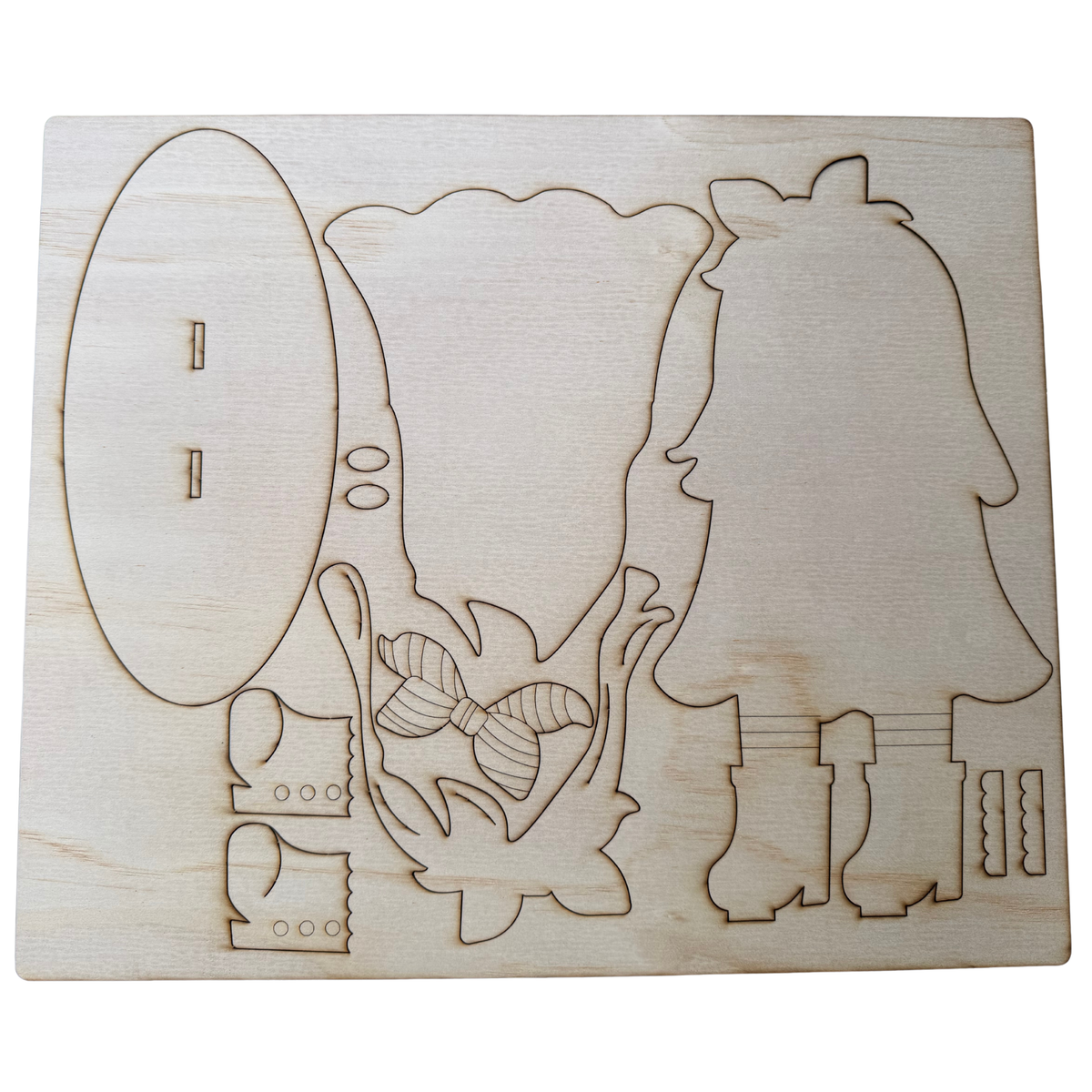 DIY Girl Ghost Wood Kits