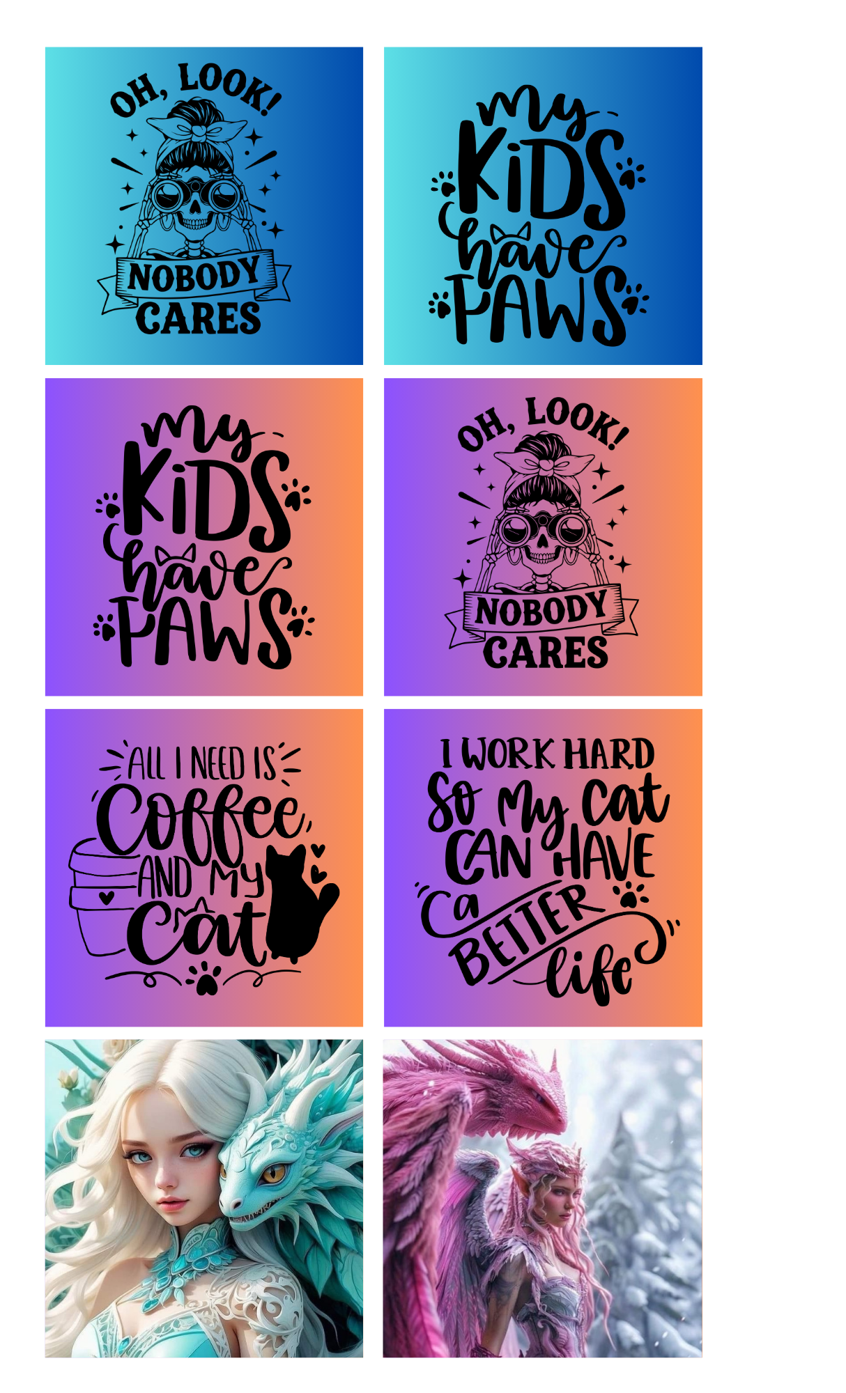 Square Magnets (3 x 3)