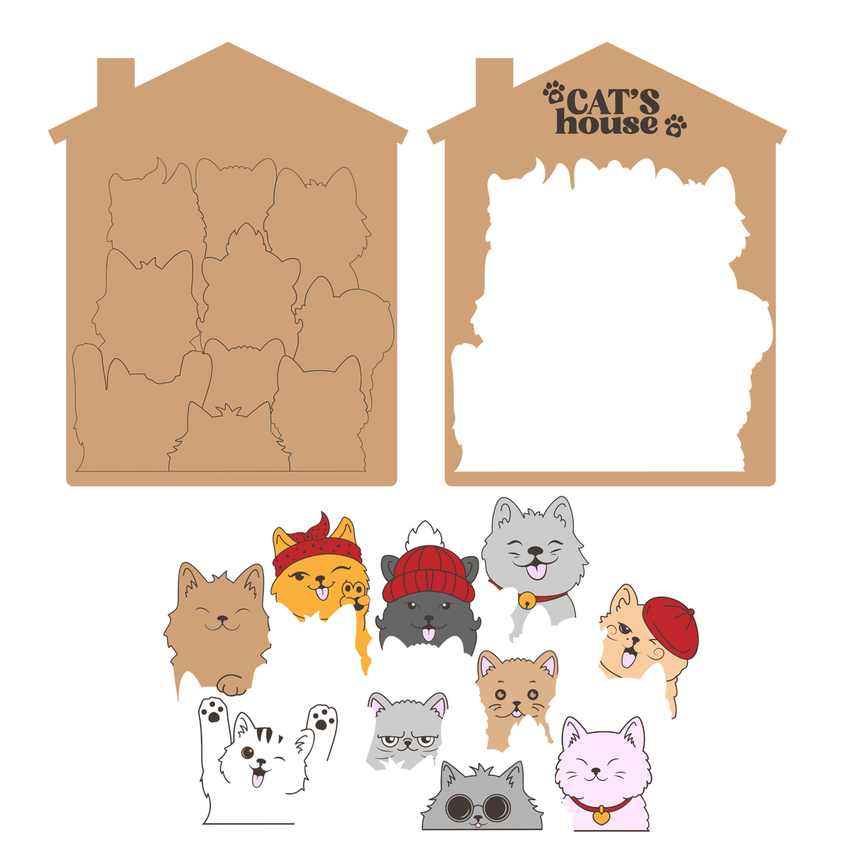 DIY Wooden Animal Puzzles 2