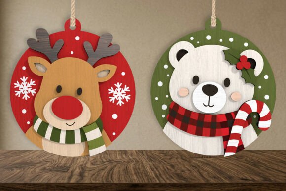 DIY Wood Christmas Ornament Kits
