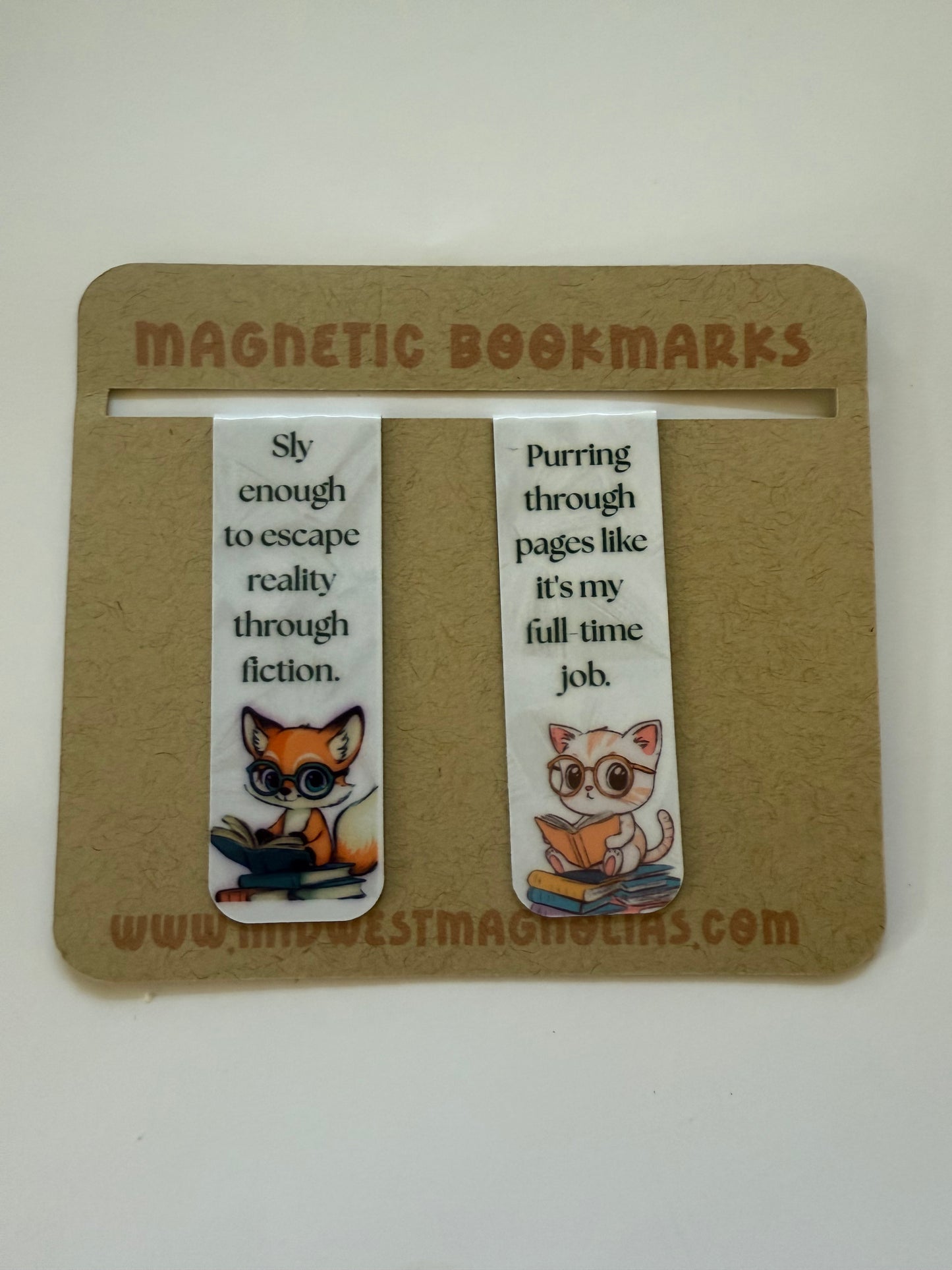 Mini Magnetic Bookmarks