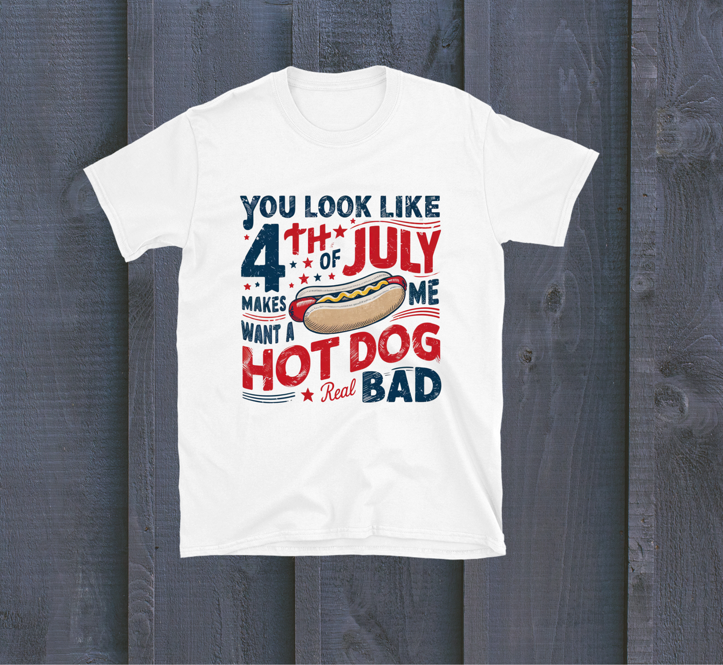 Men's Hot Dog T-shirt