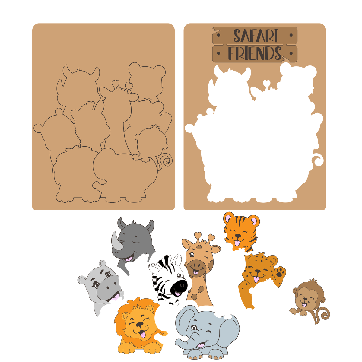 DIY Wooden Animal Puzzles 2